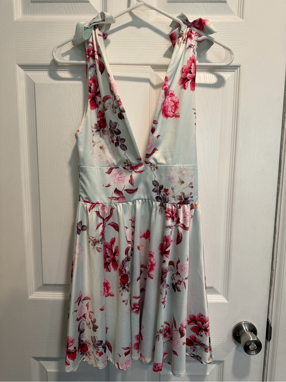 Tiger Mist Floral Tie-Shoulder V-Neck Sundress